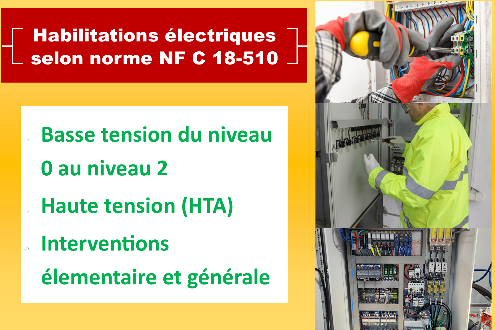 Formation habilitations électriques Mayotte
